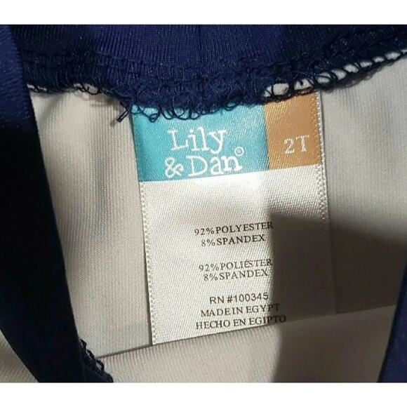 Lily & Dan Toddler Swim Shirt UPF 50+ Protection - Beach Pool Outdoor - Picture 4 of 5